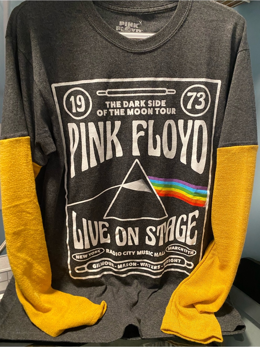 Upcycled Pink Floyd Concert top